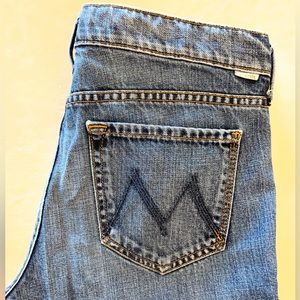 Mother Jeans size 28 Holy Rascal Straight Leg in color Still Behind the Hustle